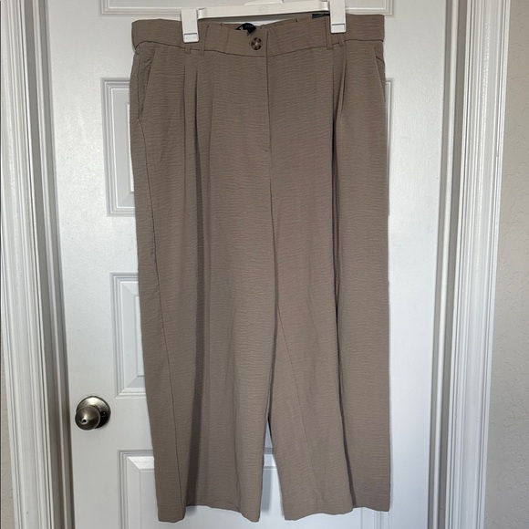 Jules & Leopold Wide Leg Crop Trouser Sz XL - Picture 1 of 9